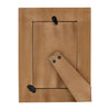 Resin Wood Geometric Pattern Photo Frame - Black, 4x6 in.