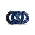 Silk Hair Scrunchie | Large | Midnight Rain