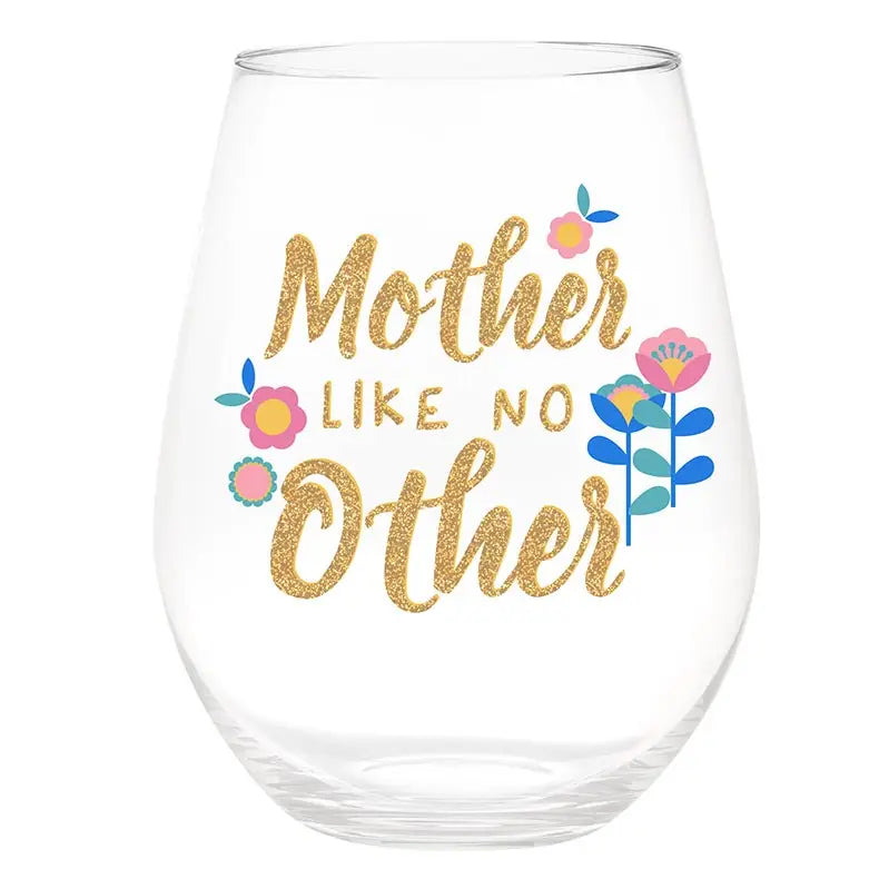 'Mother Like No Other' Stemless Wine Glass