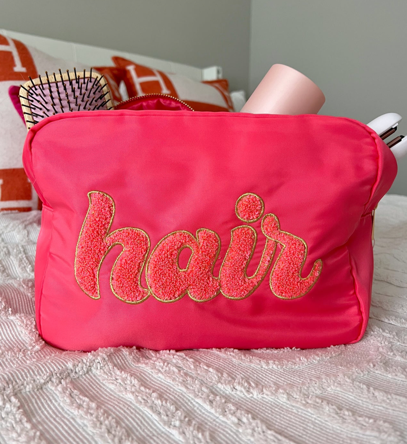 Hair XL - Coral Embroidered