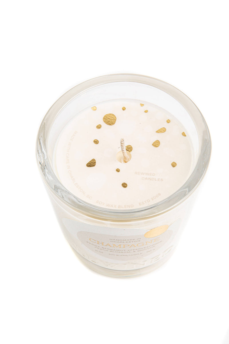 Rewined Champagne Candle 10 oz