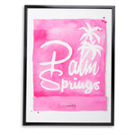 Palm Springs Matchbook Watercolor Print