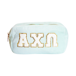 Chenille Sorority Cosmetic Bag