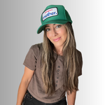 Strong as a mother™ Patch Trucker Hat - Kelly Green