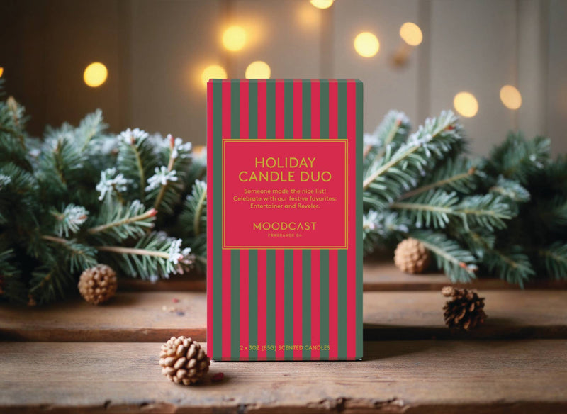 Seasonal Candle Duo - Persona - Entertainer & Reveler - 3 oz