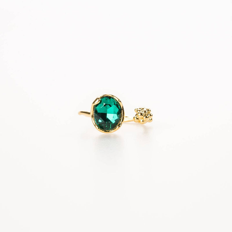 Emma Crystal Adjustable Birthstone Ring