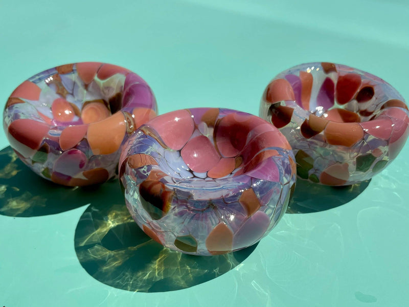Glass Blown Neapolitan Mini Nest Bowl