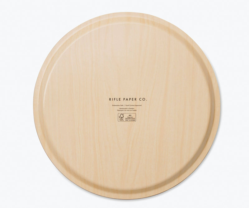 Holiday Tree Round Serving Tray