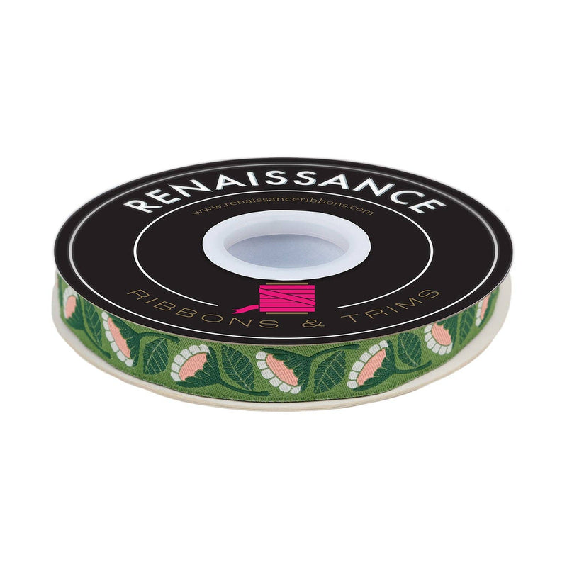First Day of Fall - Bold Flower - 5/8" width - By Loes Van Oosten - 15 Yard Spool