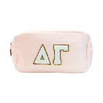 Chenille Sorority Cosmetic Bag