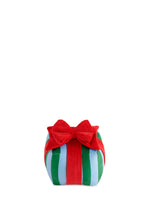 Striped Gift Box Pillow, Small