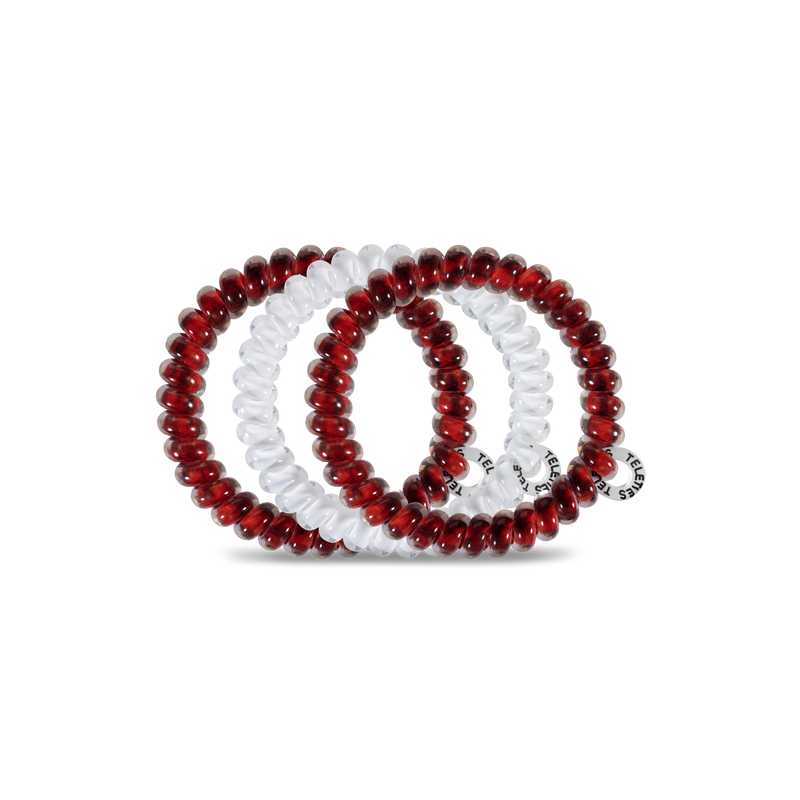 Spiral Hair Coils | Small | Univ. of Arkansas Hair Ties