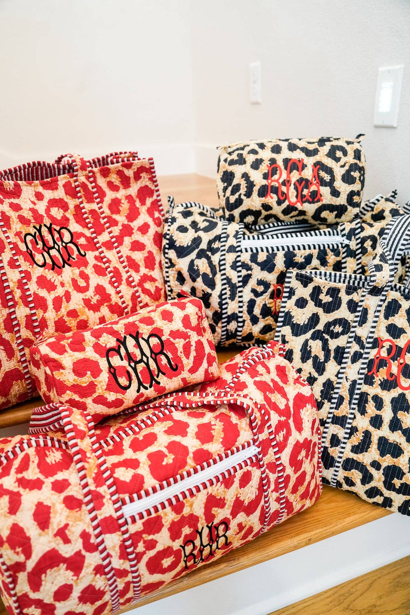 Quilted Block-Print - Leopard Collection