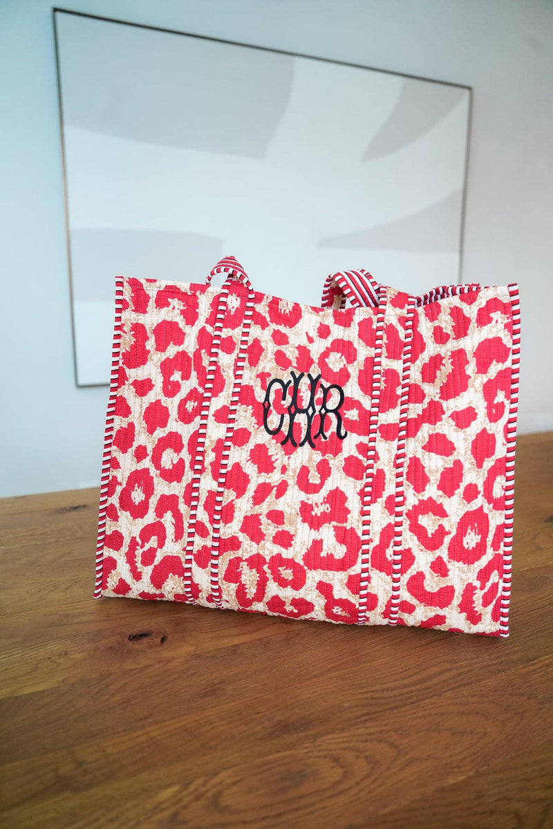 Quilted Block-Print - Leopard Collection