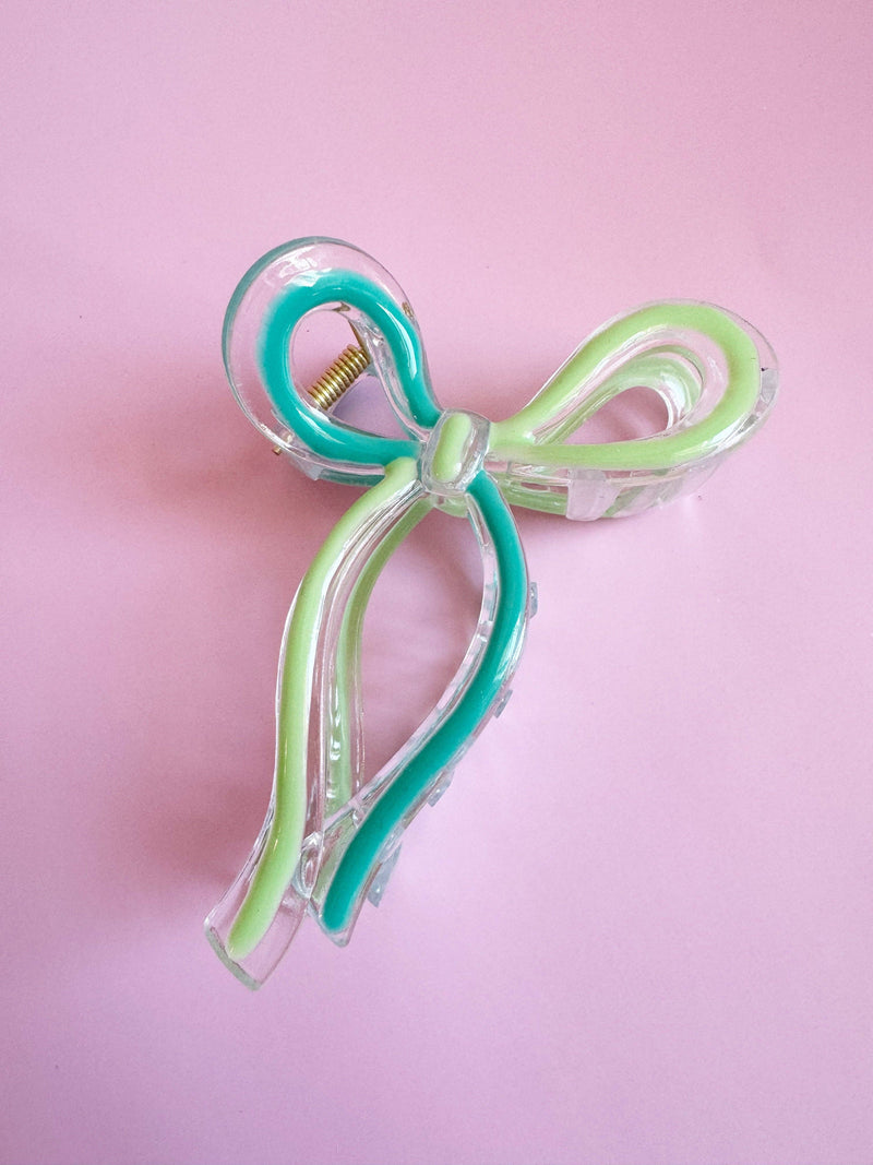 Green Bow Clip