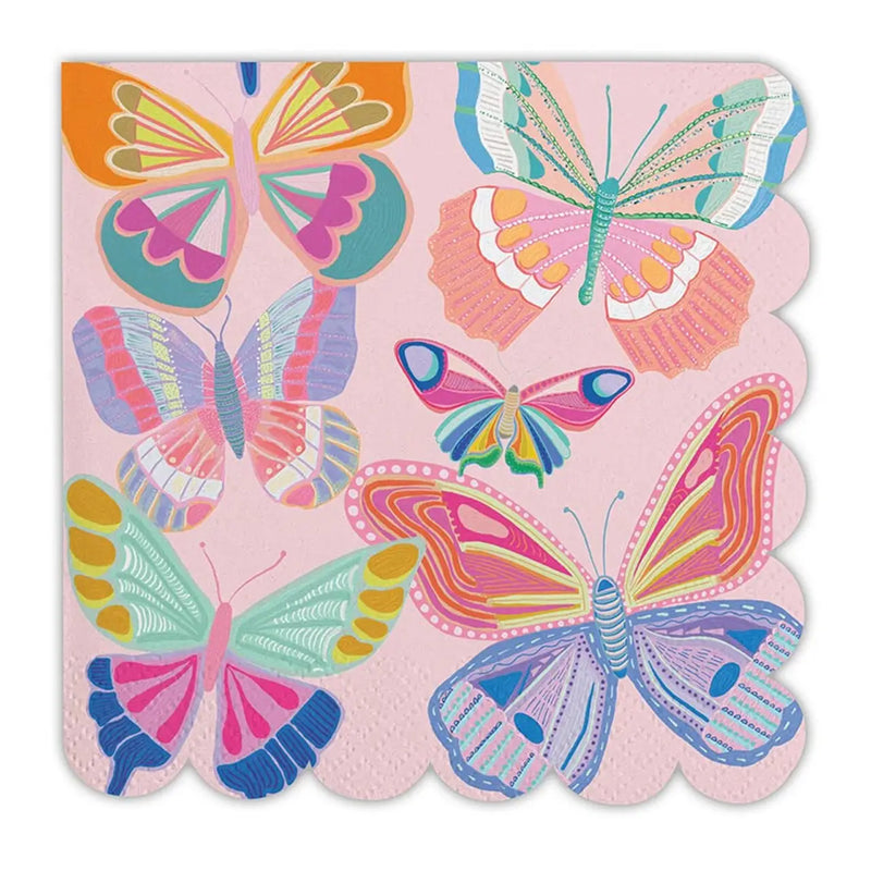 Butterfly Foil Napkins