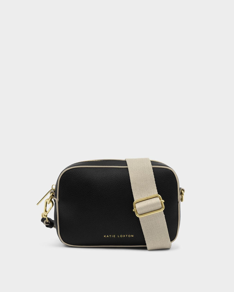 Katie Loxton- Marni Mini Crossbody Bag- Black/ Light Sand