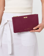 Birthstone Pouch- January- Deep Red