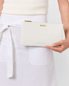 Katie Loxton- Birthstone Pouch- April- Off White