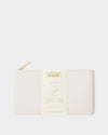 Katie Loxton- Birthstone Pouch- April- Off White