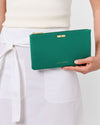 Katie Loxton- Birthstone Pouch- May- Deep Green