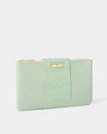 Katie Loxton- Birthstone Pouch- August- Sage Green
