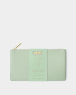 Katie Loxton- Birthstone Pouch- August- Sage Green