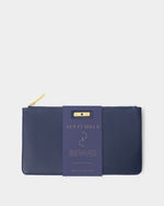 Katie Loxton- Birthstone Pouch- September- Deep Navy