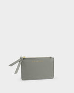 Hallie Coin and Card Holder- Graphite Green