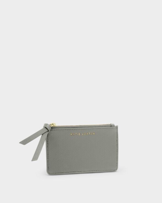 Hallie Coin and Card Holder- Graphite Green