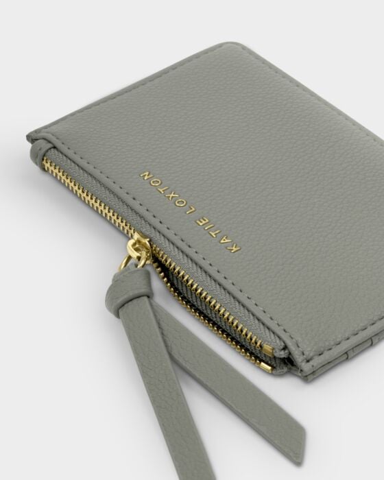 Hallie Coin and Card Holder- Graphite Green
