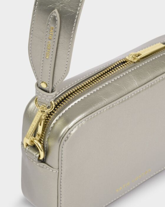 Avery Small Crossbody Bag- Pewter