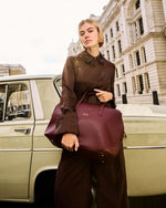 Milan Cabin Bag- Cherry