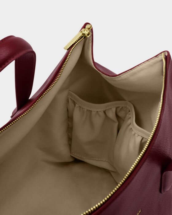 Milan Cabin Bag- Cherry