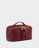 Soho Medium Make up/ Wash Bag- Cherry