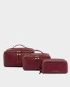 Soho Medium Make up/ Wash Bag- Cherry