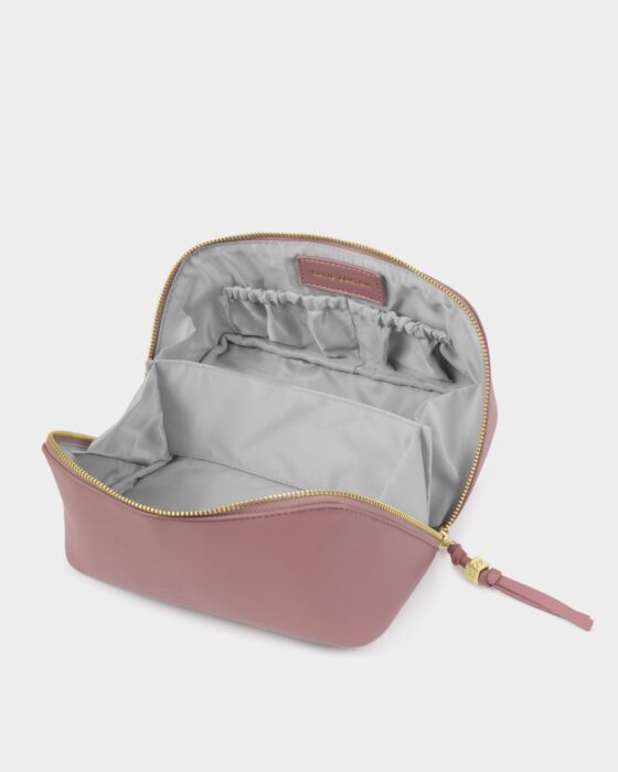 Soho Medium Make Up / Wash Bag- Deep Rose