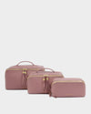 Soho Medium Make Up / Wash Bag- Deep Rose