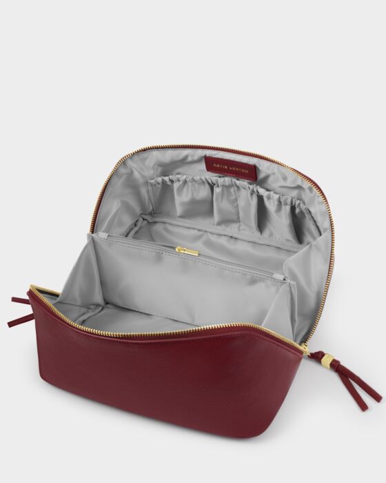 Soho Large Makeup & Toiletry Bag- Cherry