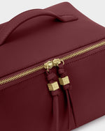 Soho Large Makeup & Toiletry Bag- Cherry