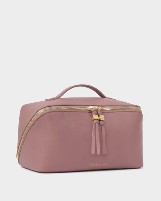 Soho Large Makeup/ Wash Bag- Deep Rose
