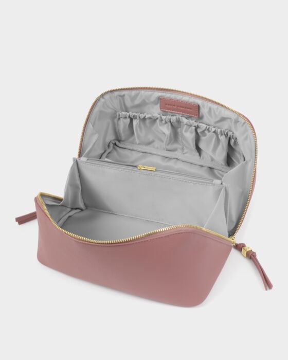 Soho Large Makeup/ Wash Bag- Deep Rose