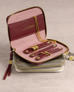 Slim Jewelry Case- A Little Sparkle- Cherry
