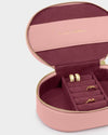 Oval Jewelry Box- Rose Pink