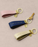 Sentiment Loop Keyring- You are so loved- Pastel Pink