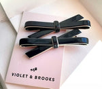 Kate Enamel Bow Barrette Set