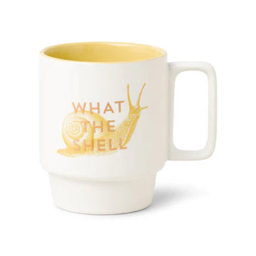 Vintage Sass Stackable Mug - What the Shell