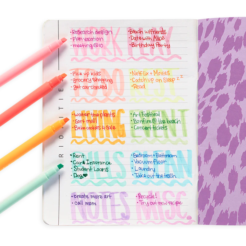 Pastel Mints Scented Flexitip Highlighters
