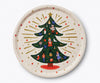 Holiday Tree Round Serving Tray