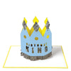 Birthday King Birthday Card with Crown
